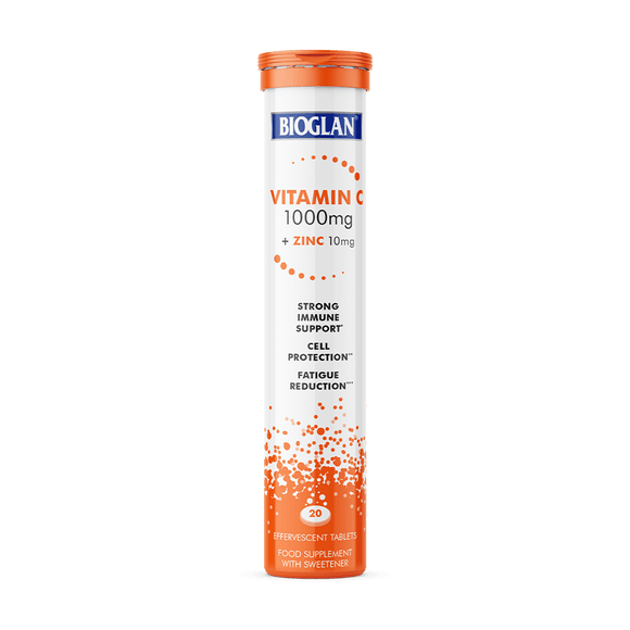 Bioglan Vit C + Zinc Effervescent Tablets 20s