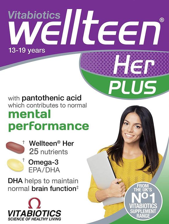 WellTeen Her Plus Dual Pack Tabs/Caps 56's