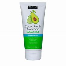 Beauty Formulas Cucumber & Avocado Facial Scrub 150 ml.