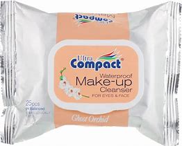 Ultra Compact Waterproof Make-up Cleanser Ghost orchid 25's