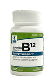 Qc Vitamin B-12 500mcg Tablets 100's