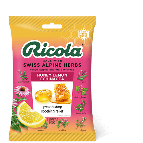 Ricola Throat Drops Honey Lemon W/ Echinacea