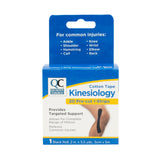 Qc Kinesiology Cotton Tape Black 20 Strips