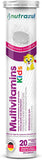 Nutrazul multivitamin kids effervescent tabs 20's