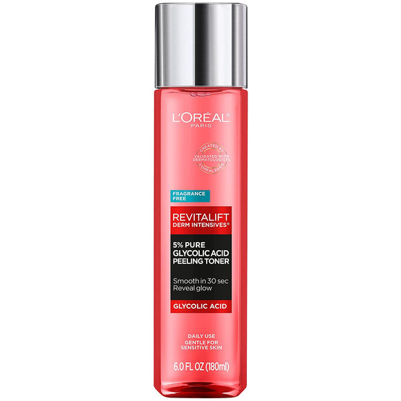 L'Oreal Paris Revitalift 5% Pure Glycolic Acid Toner 180ml
