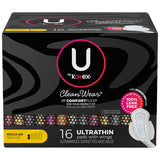 Kotex U UltraThin Regular Pads 16's