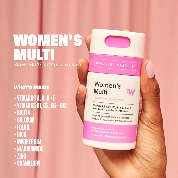 Health By Habit Women's Multi Vitamins 60 caps