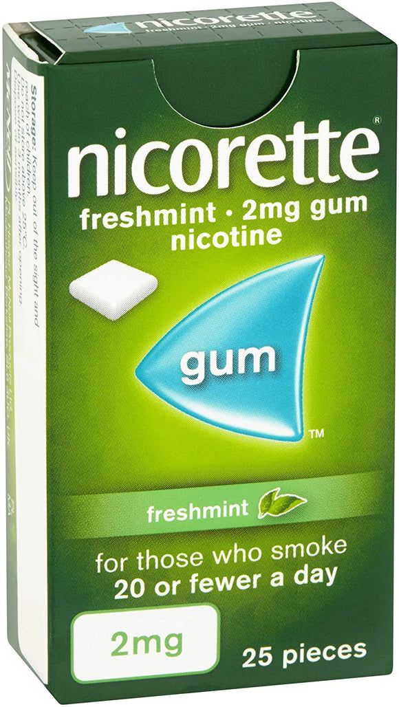 Nicorette 2mg Freshmint 25's