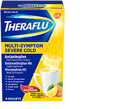 Theraflu Multi-Symptom Severe Cold Hot Liquid Powder
