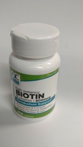 QC Biotin 800mcg Tab 100s