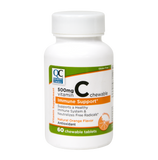 QC Vitamin C 500mg Chewables 60ct Orange