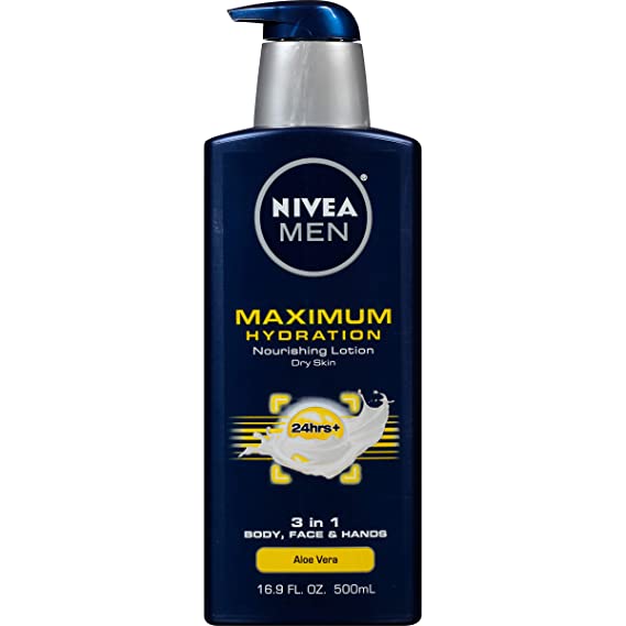 Nivea Men Maximum Hydration 3 in 1 Nourishing Lotion 500 ml.