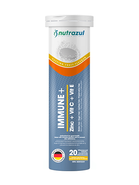 Nutrazul Immune + Zinc, Vitamin C, Vitamin E