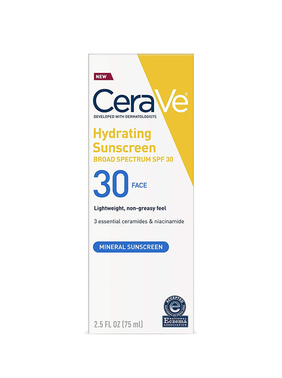 Cerave Hydrating Sunscreen Face SPF30