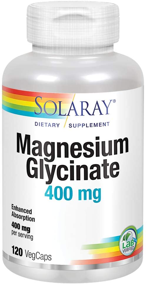 Magnesium Glycinate 400mg. 120 Veg Caps