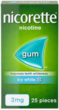 Nicorette 4mg Icy White 25's
