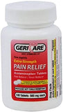 GeriCare Extra Strength Pain Relief Acetaminophen Tablets - Non Asprin