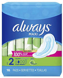 Always Long Maxi Pads with wings