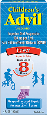 Children's Advil Suspension Grape