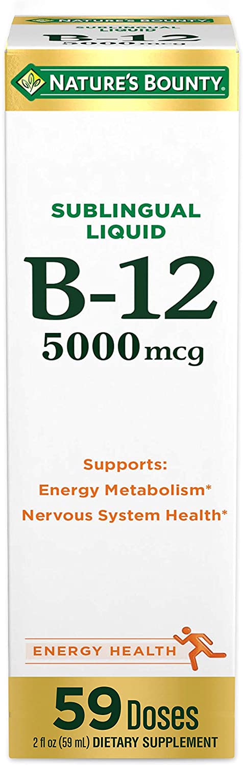 Nature's Bounty B-12 5000mcg Liquid