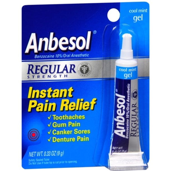 Anbesol Gel Coolmint .33 oz.