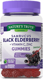 Nature's Truth Black Elderberry Gummies + Vitc+ Zinc 50's
