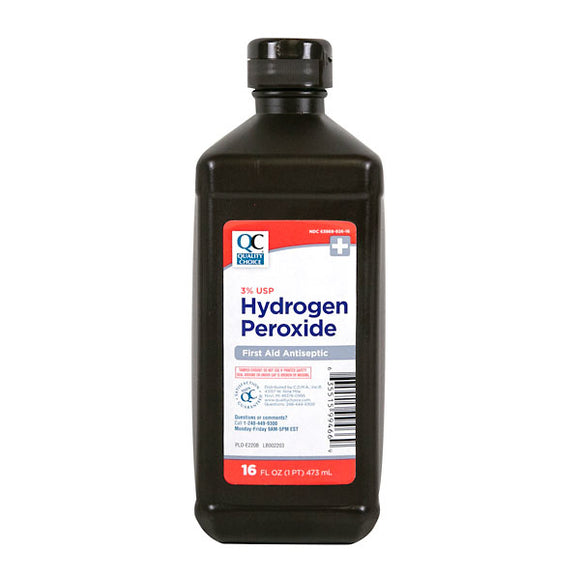 Qc Hydrogen Peroxide 3% 16 oz.