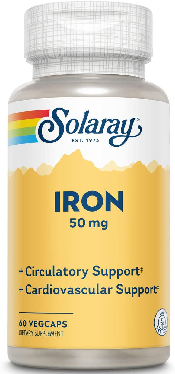 Solaray Iron 50mg