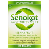 Senokot 7.5mg Tab Adult 20's
