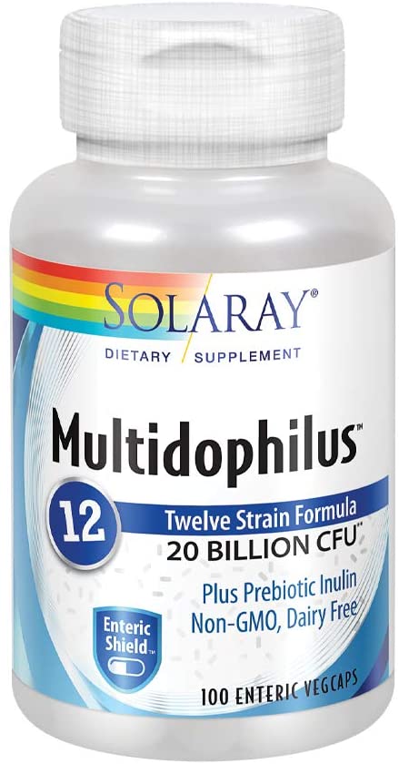 Solaray Multidophilus 12 Strain Probiotic 20 Bil CFU 50's