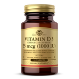 Vitamin D3 25mcg 1000 IU 90's (Solgar)